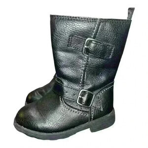 Carters Erica2 Baby Girls Black  Round Toe Mid Calf Winter Boots Size 6